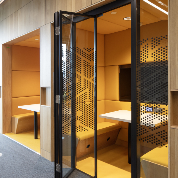 Bi-folding single doors