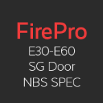 03. FirePro E30-E60 Single Glazed Door System NBS Spec Download