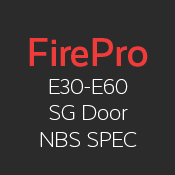 03. FirePro E30-E60 Single Glazed Door System NBS Spec Download
