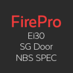 05. FirePro Ei30 Single Glazed Door System NBS Spec Download