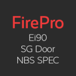09. FirePro Ei90 Single Glazed Door System NBS Spec Download