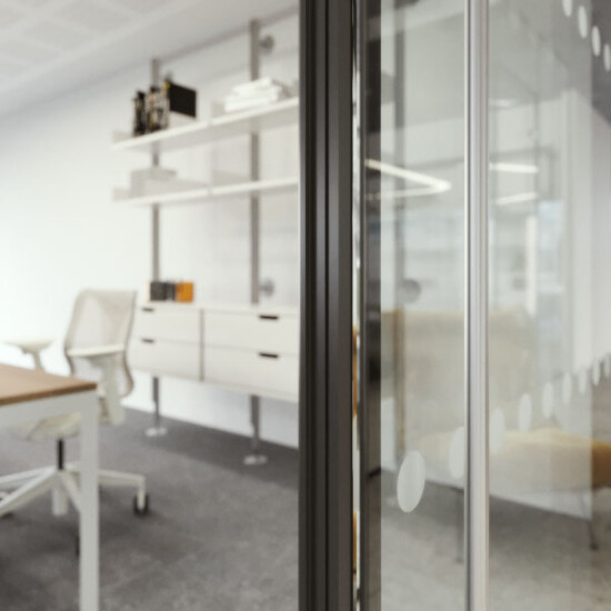 Flush bonded to heighten finished aesthetics.