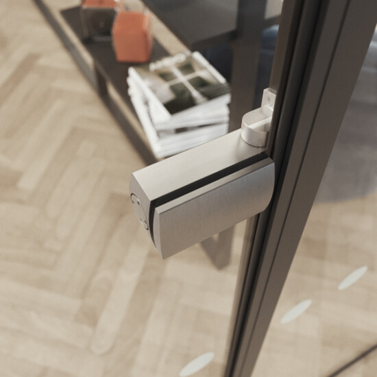 Various hinge options and finishes including self-closing.